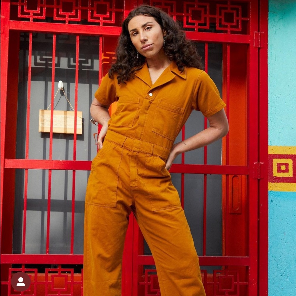 Big Bud Press Jumpsuit in spicy mustard